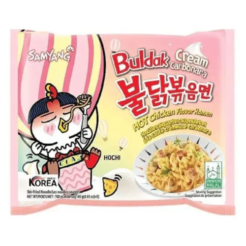 Samyang Buldak Cream Carbonara Hot Chicken Ramen 140g