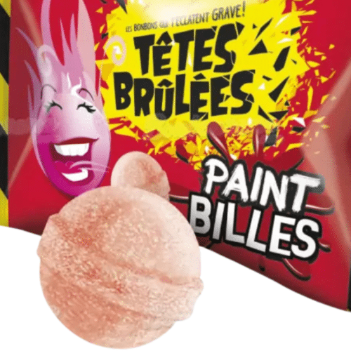 Têtes Brûlées Bille Fraise 5 pièces