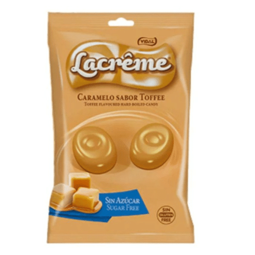Vidal Lacrême Toffee Flavour 80g