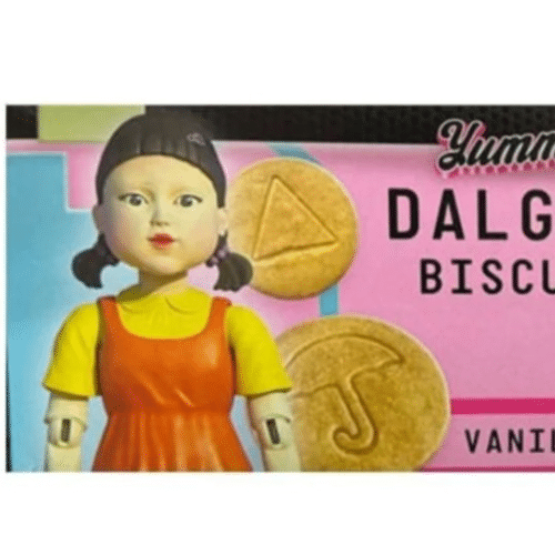 Yummer's Squid Game Dalgona Biscuits Vanille 140g