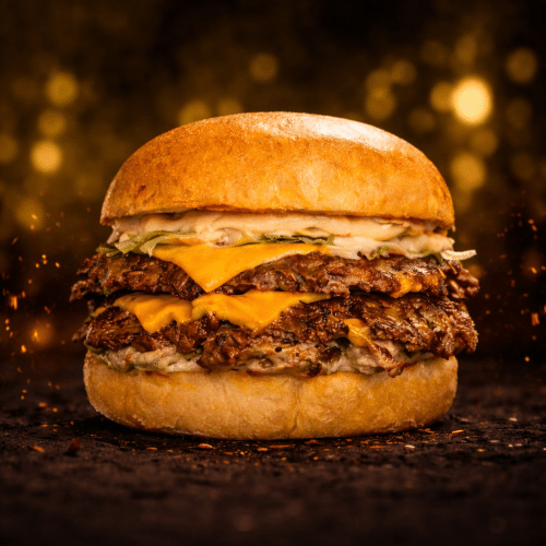 Double smashs burger