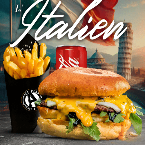 Menu burger Italien