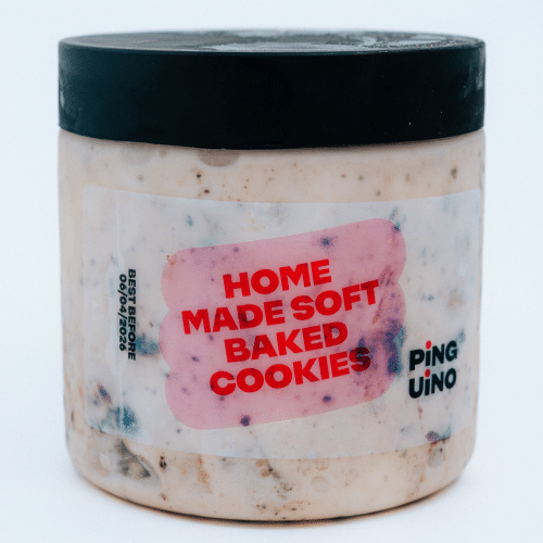 Home made soft baked cookies 0,5l