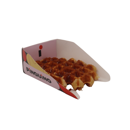 Liège Waffle With Salted Caramel Sauce