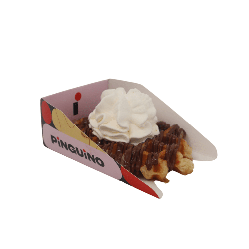 Liège Waffle with Whipped Cream and topped with your Favourite Sauce