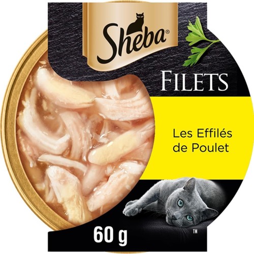 Filets - pâtée pour chat Les effilés de poulet