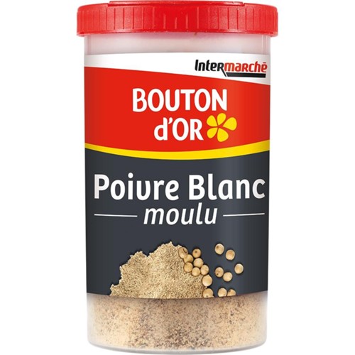Poivre blanc moulu