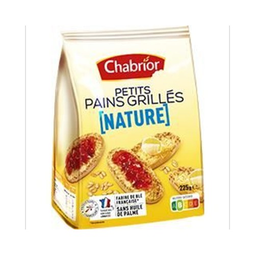Petits pains grillés, nature