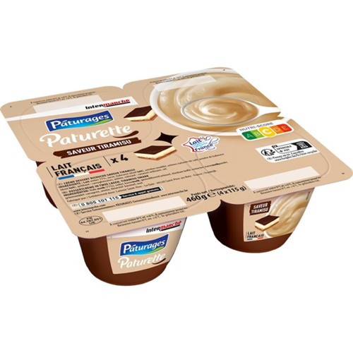 Paturette - Crème dessert saveur Tiramisu