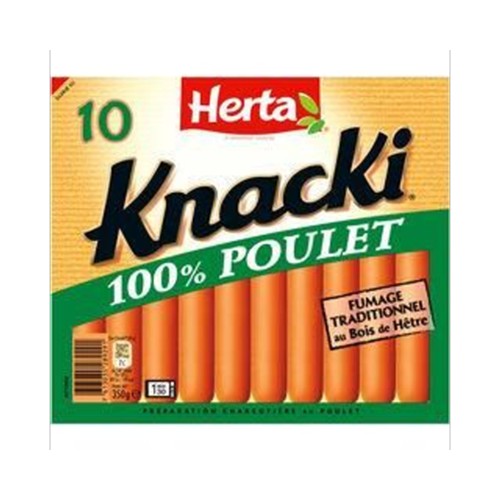 Knacki - Saucisses 100% poulet