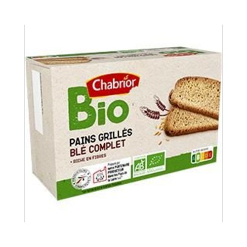 Pains grillés blé complet BIO