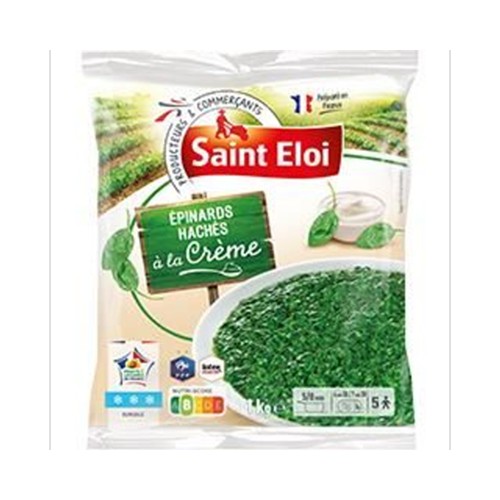 Epinards hachés à la crème
