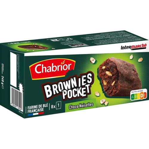 Brownie Pocket choco noisettes