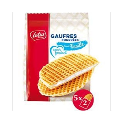 Gaufres coeur fondant vanille