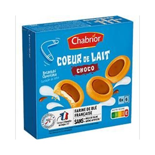 P'tits biscuits choco coeur de lait