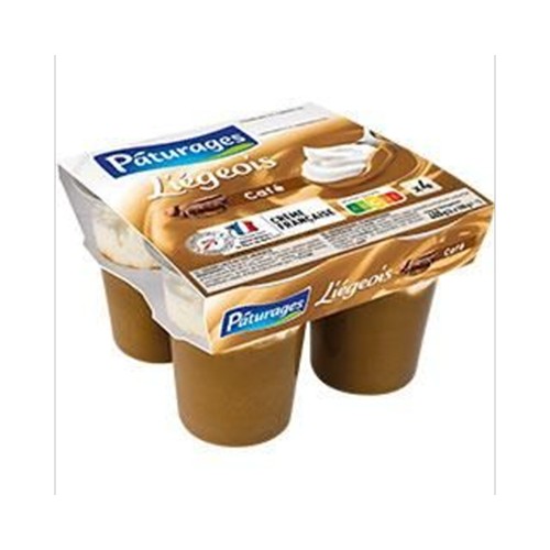 Dessert lacté Liégeois café