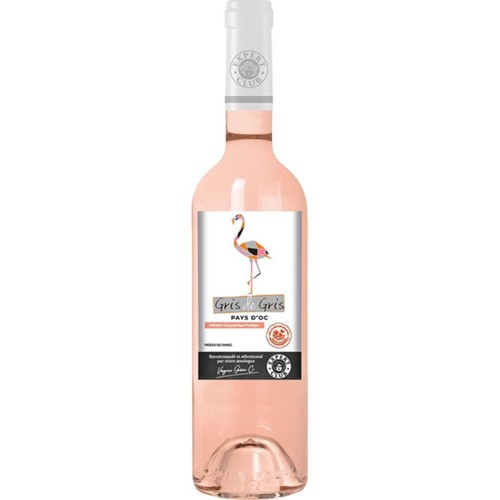 Gris de gris Pays d'Oc, vin rosé