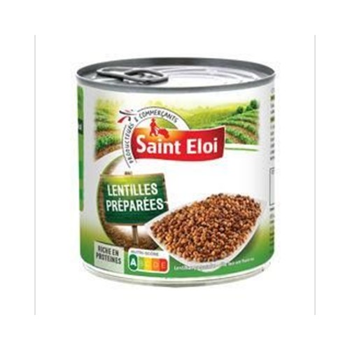 Lentilles préparées