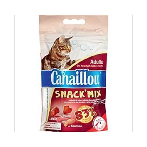 Friandises poulet et saumon pour chat adulte - Snack'Mix