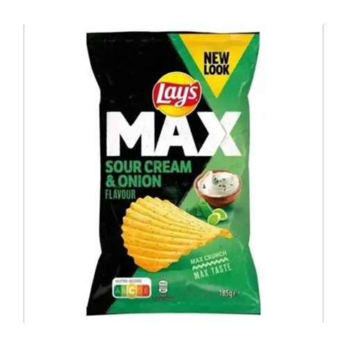 lay s max onion & cream 185g