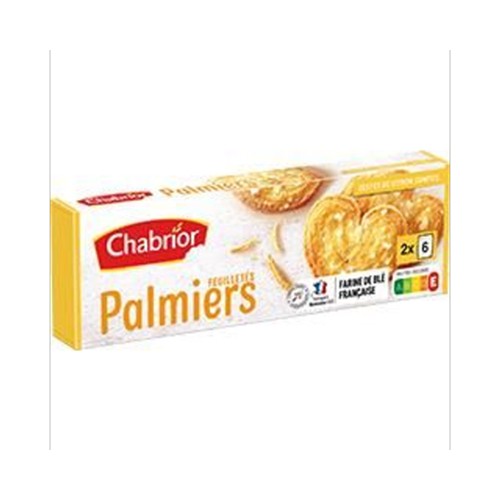 Feuilletés Palmiers zestes de citron confits