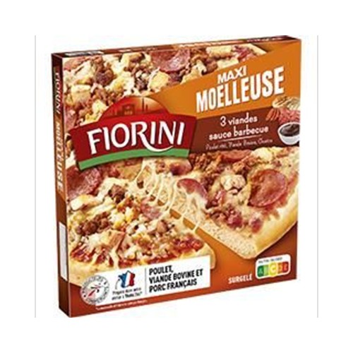 Pizza Maxi Moelleuse 3 viandes sauce barbecue