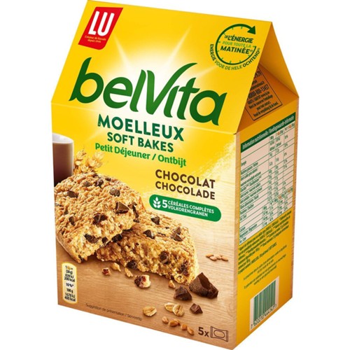 Belvita - Biscuits moelleux Petit Déjeuner chocolat