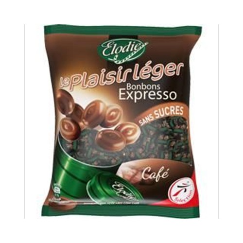 Le Plaisir Léger - Bonbons Expresso sans sucres café