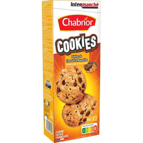 Cookies pépites de chocolat & nougatine