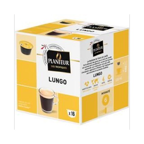 Capsules de café compatibles Dolce Gusto moulu Lungo