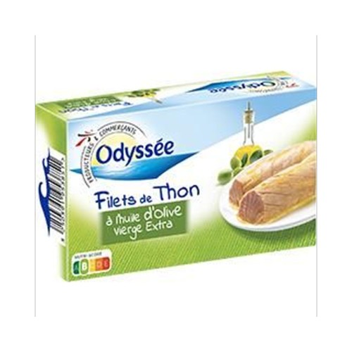 Filets de thon à l'huile d'olive vierge extra