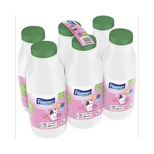 Lait bébé liquide Croissance 3 nature, de 1 à 3 ans