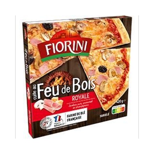 Pizza cuite au Feu de Bois Royale