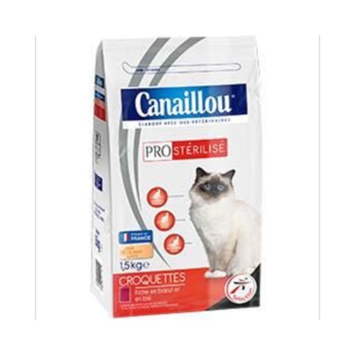 Croquettes boeuf et blé Pro Stérilisé pour chat