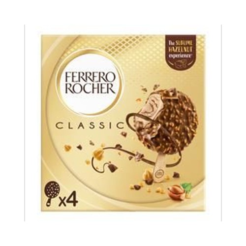 Rocher - Glace noisette recouverte chocolat au lait