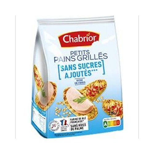 Petits pains grillés sans sucres ajoutés