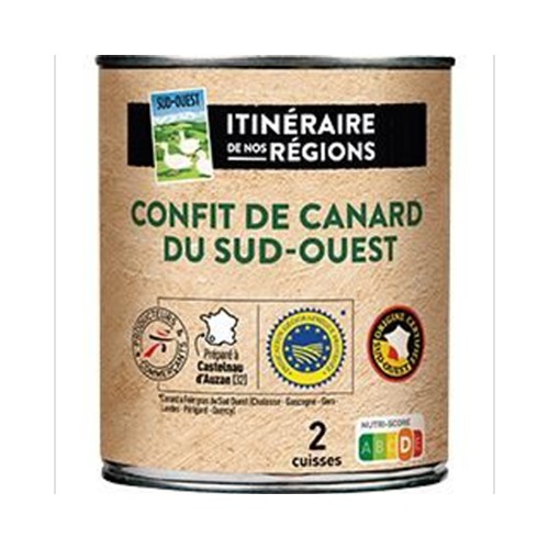 Confit de canard du Sud-Ouest 2 cuisses