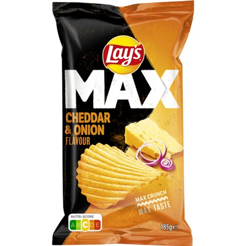 lay's max cheddar/oign 185g
