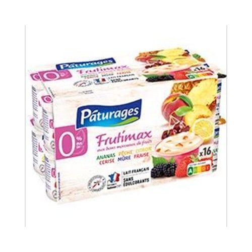 Spécialité laitière Frutimax 0% MG aux fruits