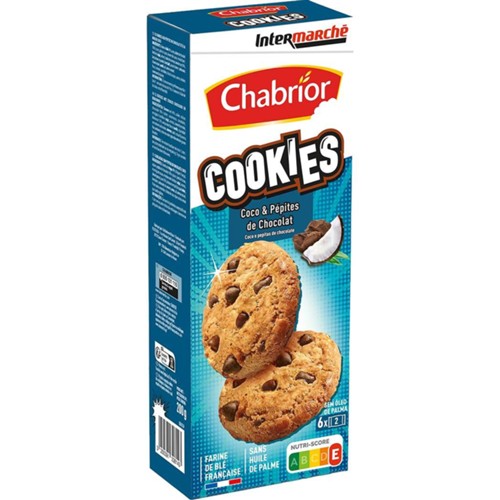 Cookies coco & pépites de chocolat