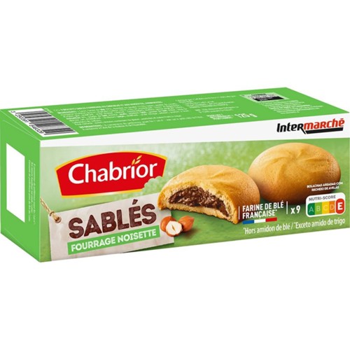 Sablés fourrage noisette