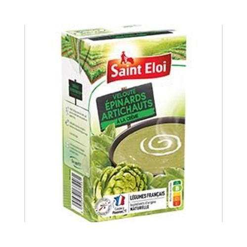 Velouté épinards artichauts à la crème
