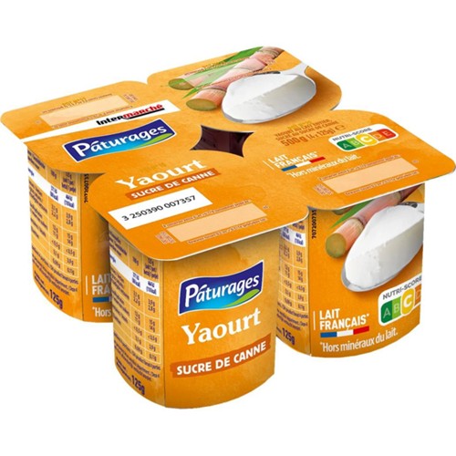 Naturéa - Yaourt au sucre de canne