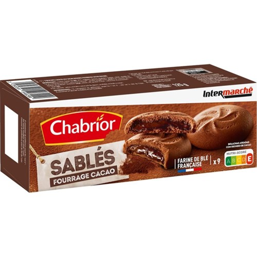 Sablés fourrage cacao