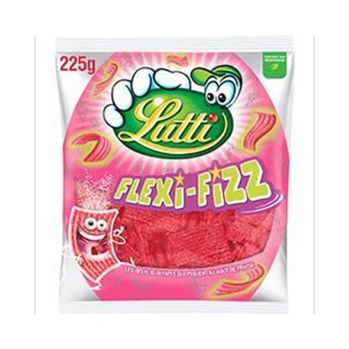 Bonbons Flexi-Fizz piquants à la fraise