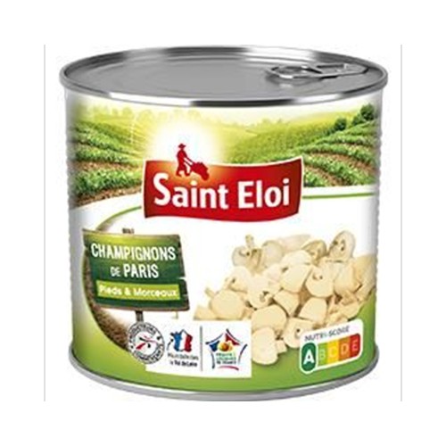 Champignons de Paris pieds & morceaux