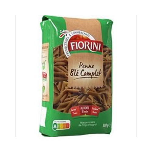 Pâtes blé complet Penne