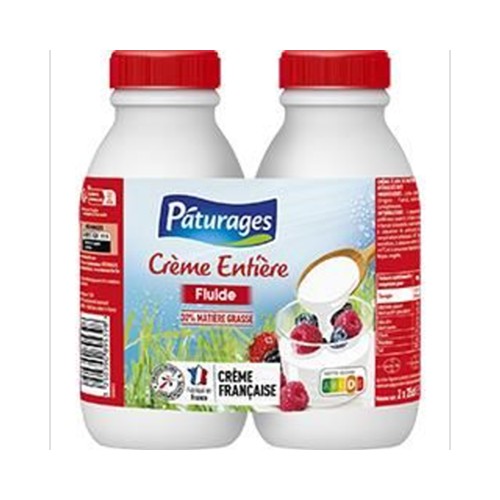 Crème entière fluide