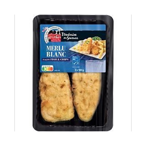 Merlu blanc façon Fish & Chips