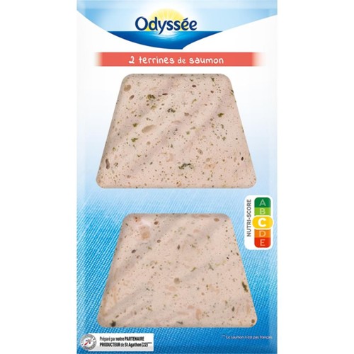 Terrines de saumon et saumon fumé